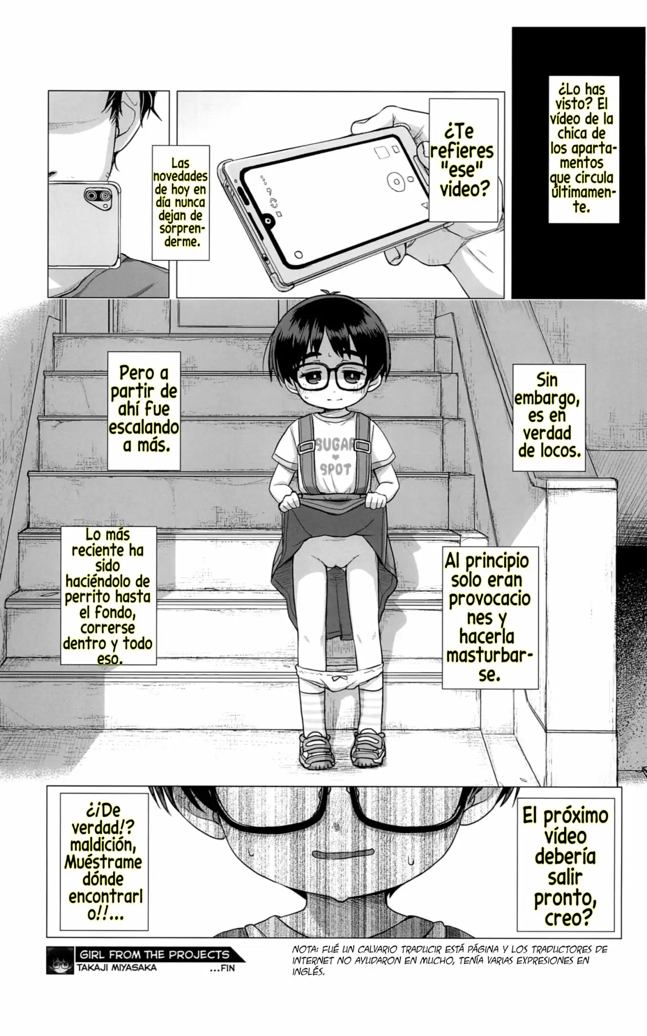 (C94) [Shichiten Battou (Miyasaka Takaji)] Danchi Shoujo Girl from the Projects [Spanish]