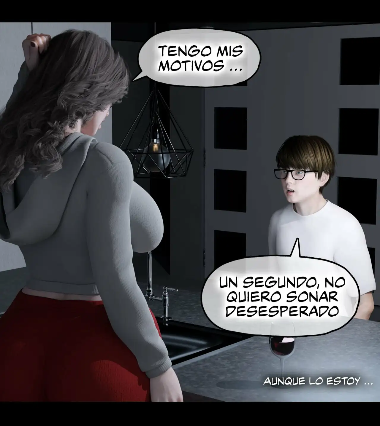 La viuda de mi vecina - 3D Comic - Parte 2