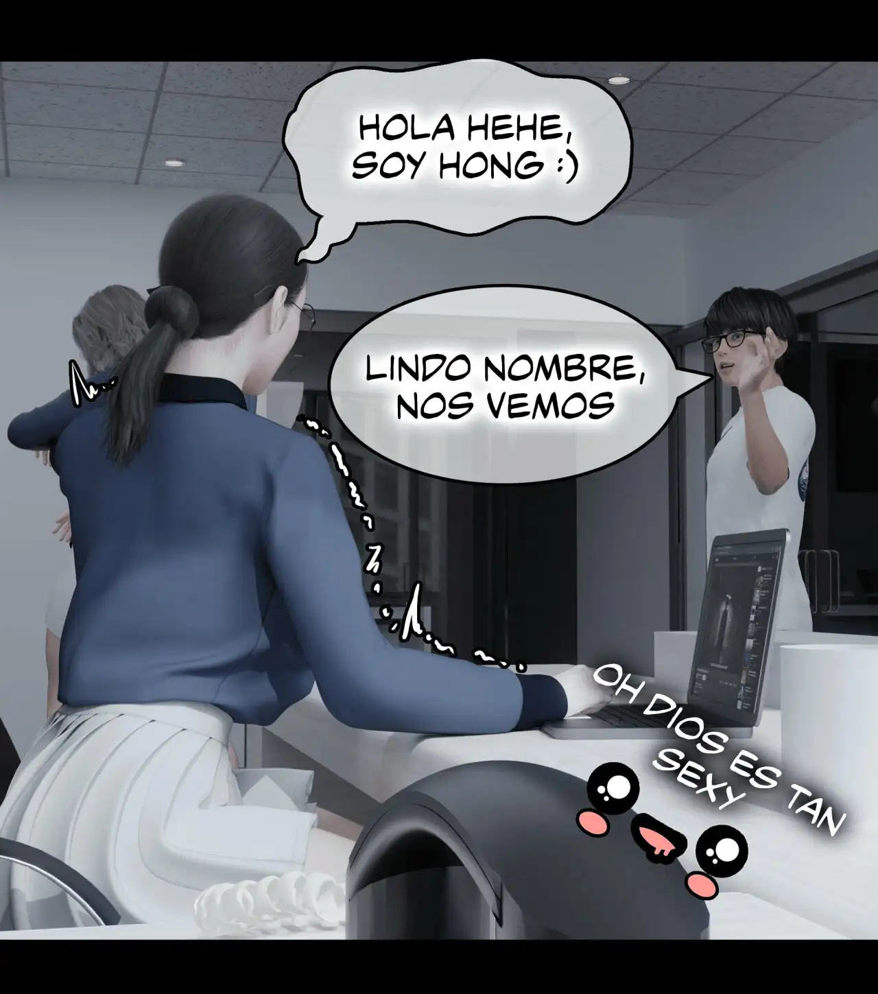 La viuda de mi vecina - 3D Comic - Parte 2