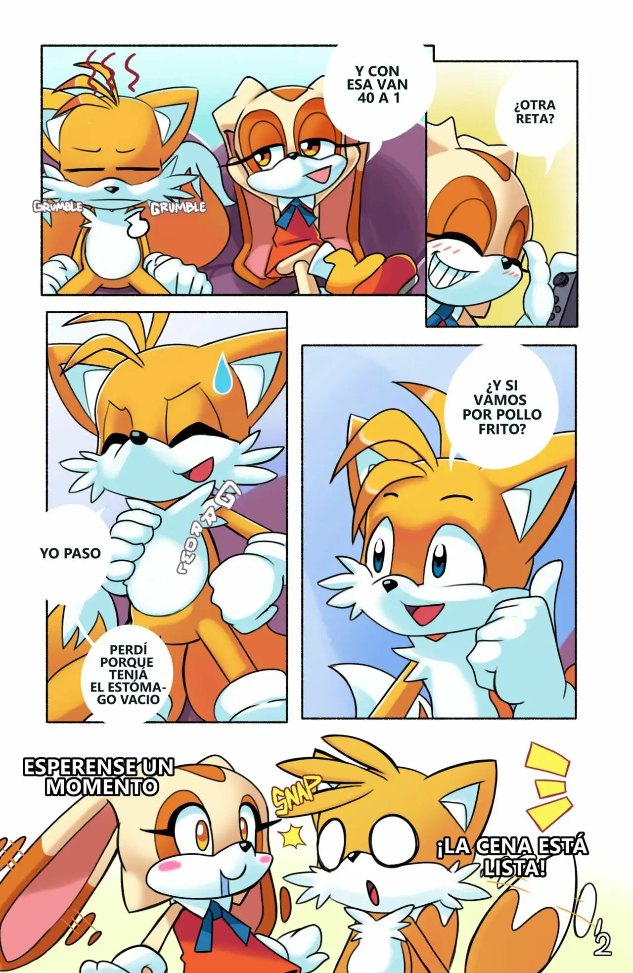 Tails Gamer Moment