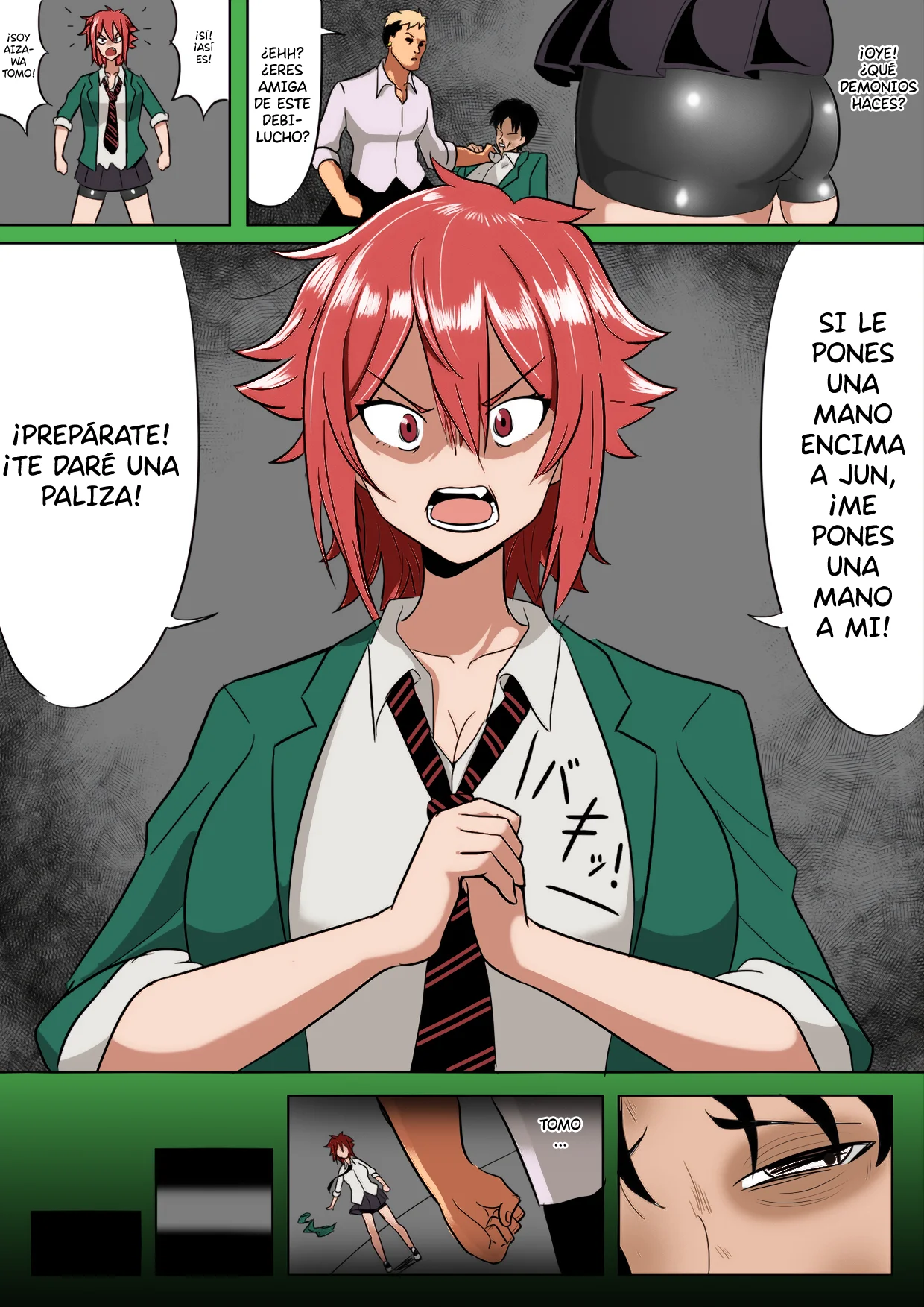 TOMO-CHAN GA ONNANOKO NI WA DEKINAI KOTO NI TE O DASU HANASHI (COLOREADO)