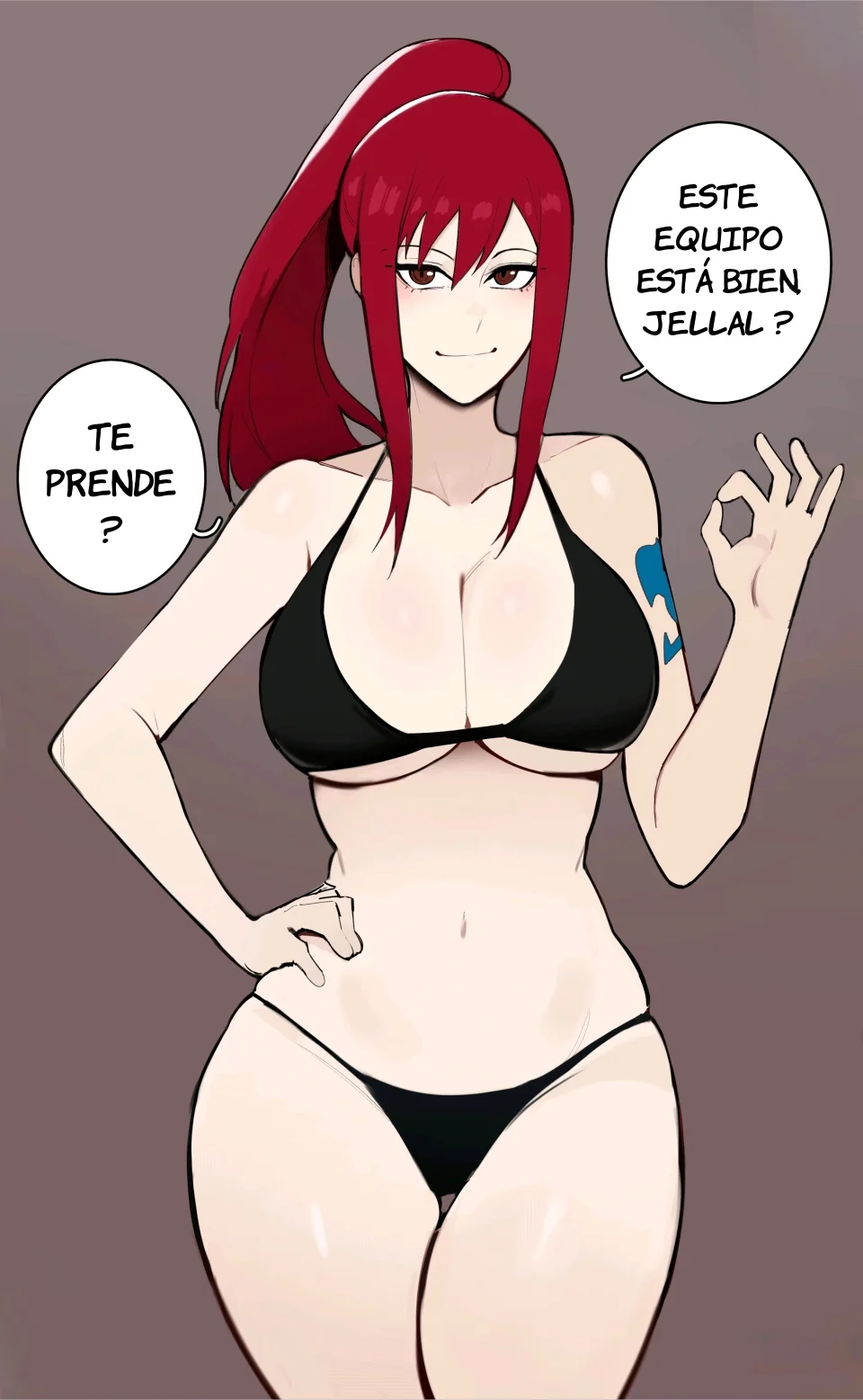 Erza conquistando a Jellal