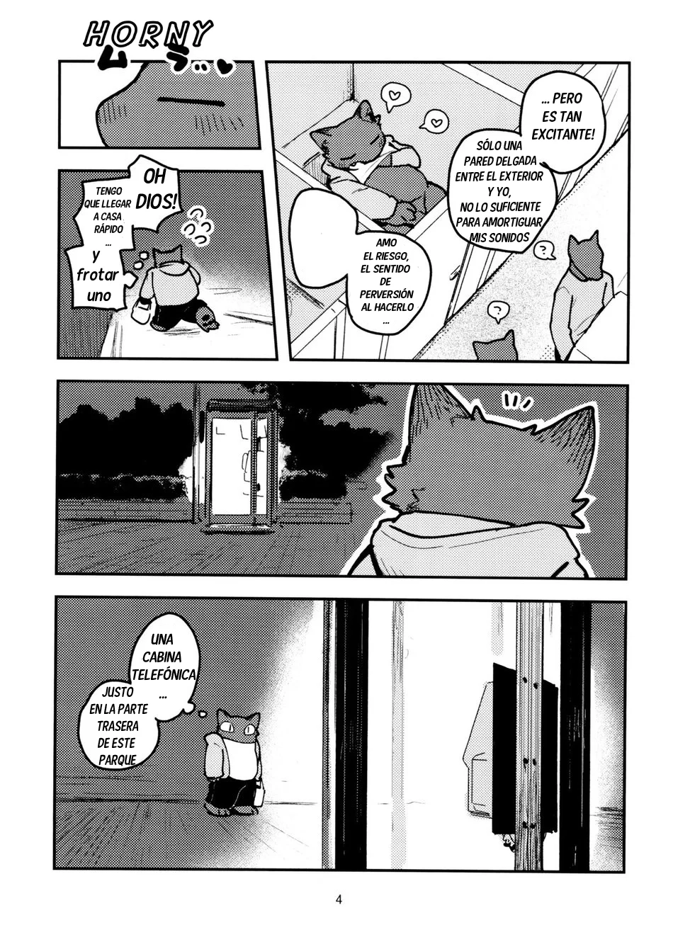 (Kemoket 11) [Rubber Cup Boys (INAX)] Nekoda-kun at the phone box!!!! (spanish)