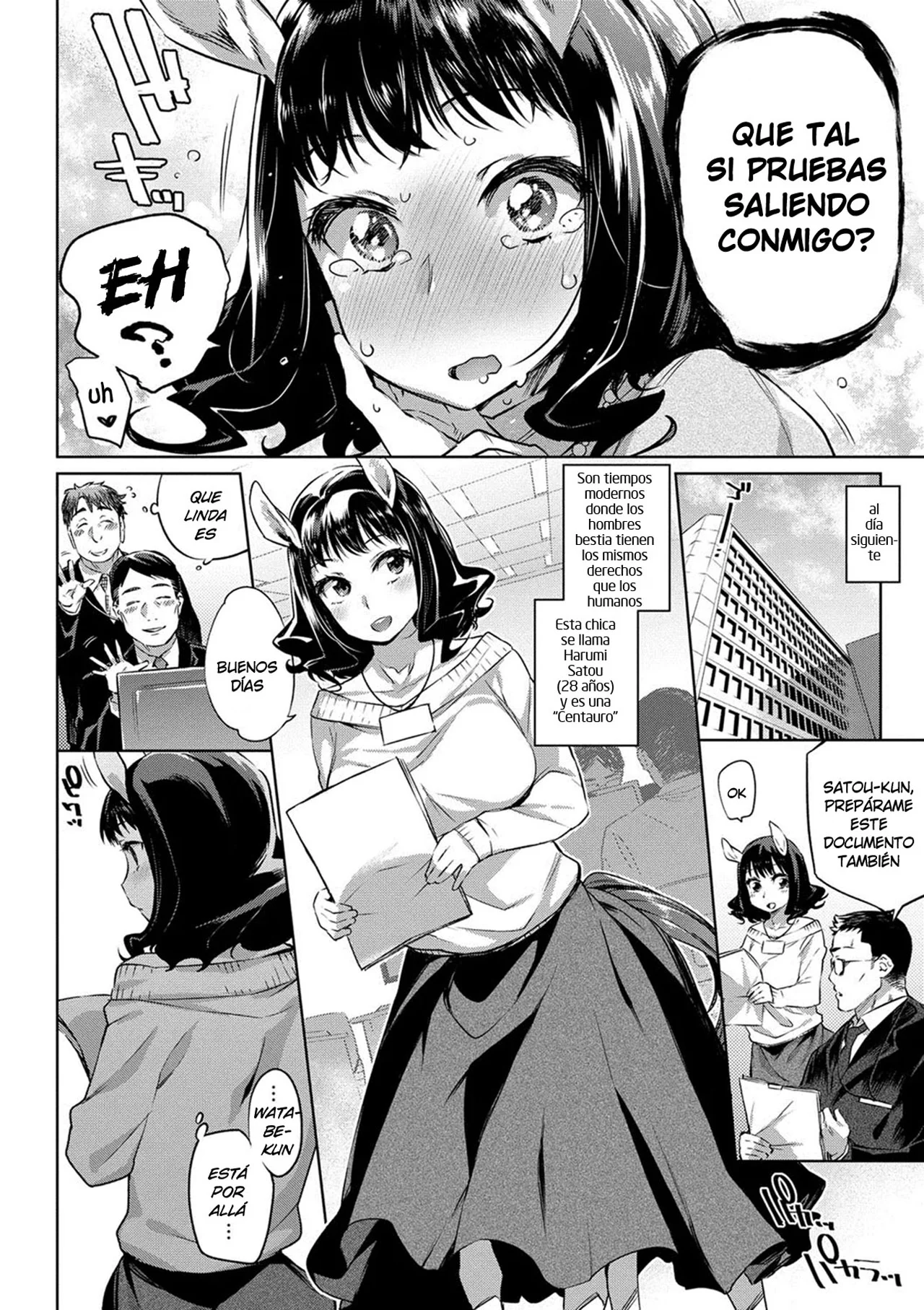 Bakemono Ecchi 03 - La centauro oficinista y su kouhai [SC]