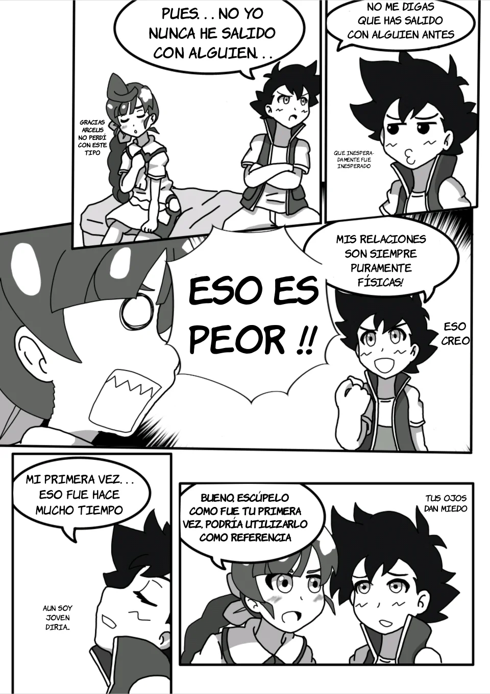 Mi primera vez fue en Kanto - Charla diaria de Ash y Chloe 1