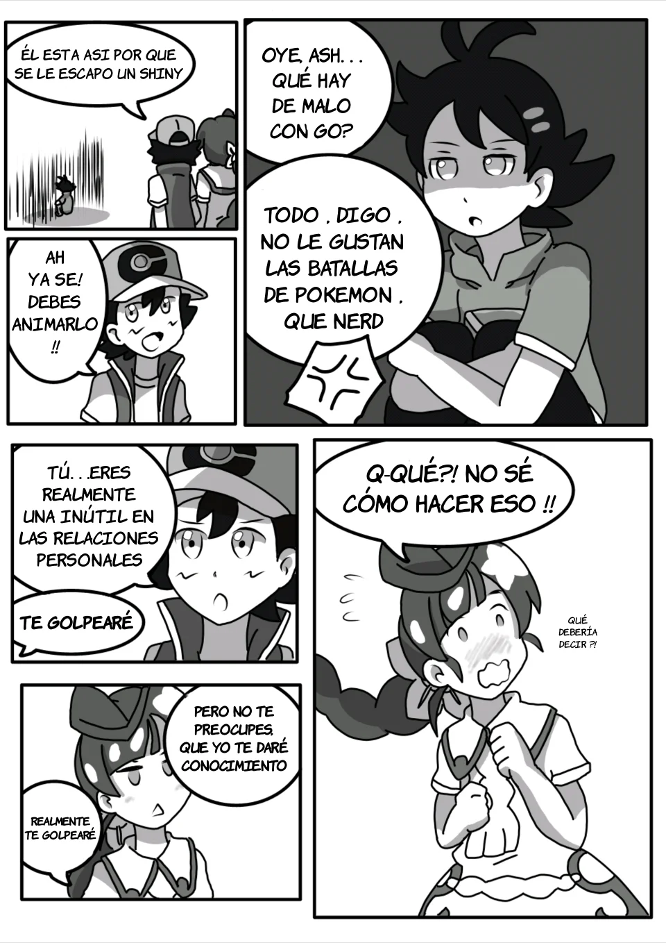 Toqueteando en Sinnoh - Charla diaria de Ash y Chloe 3