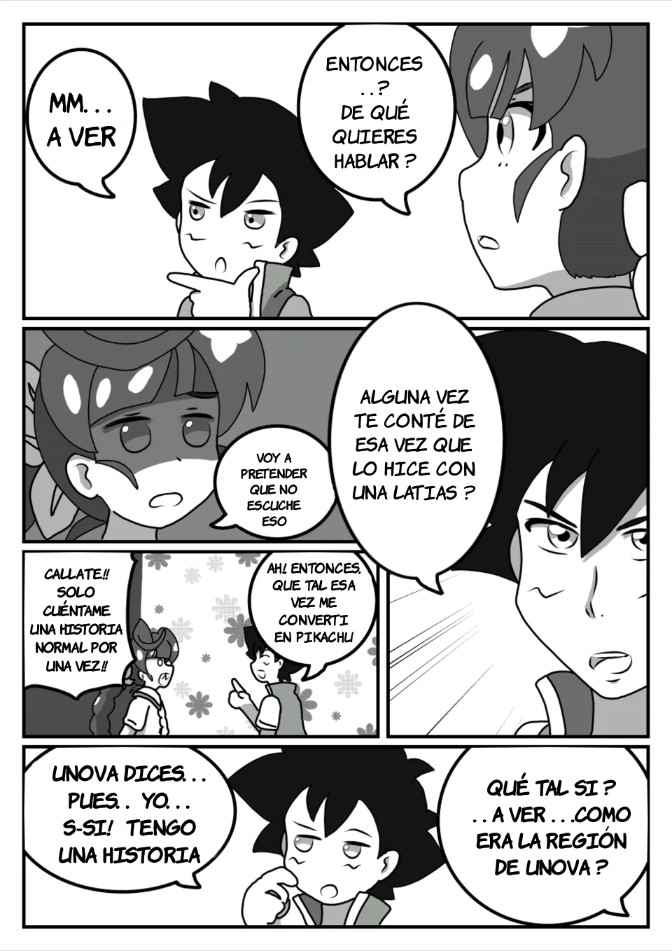 Enojo en Unova - Charla diaria de Ash y Chloe 4