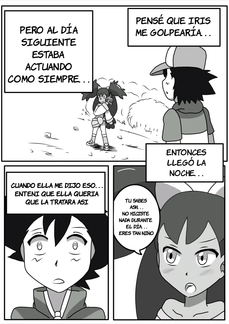 Enojo en Unova - Charla diaria de Ash y Chloe 4