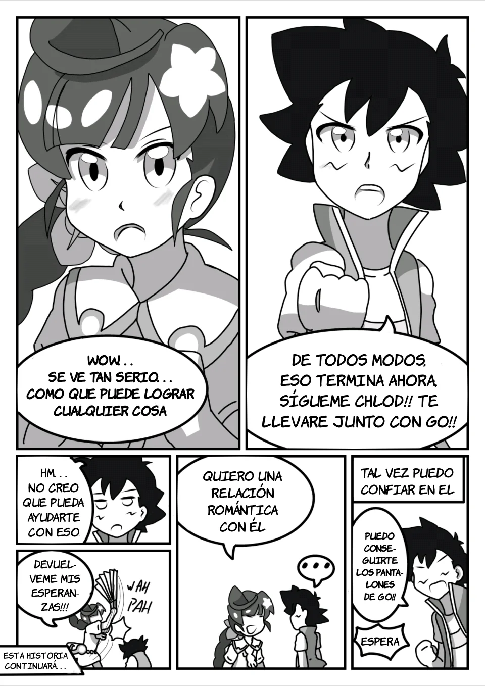 Enojo en Unova - Charla diaria de Ash y Chloe 4