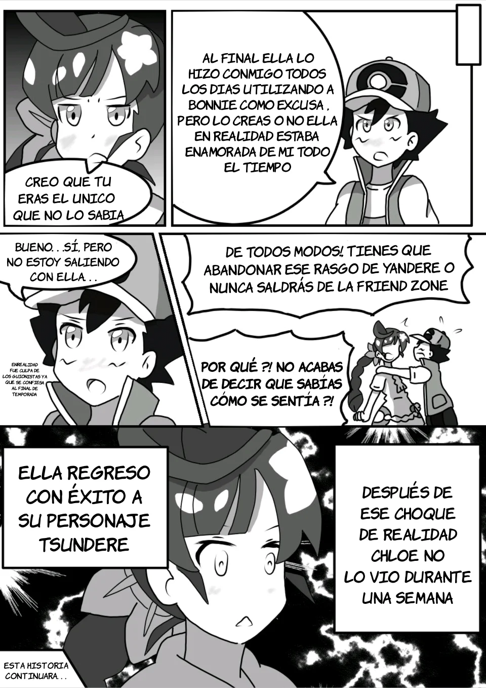 Una historia de amor en Kalos - Charla diaria de Ash y Chloe 5