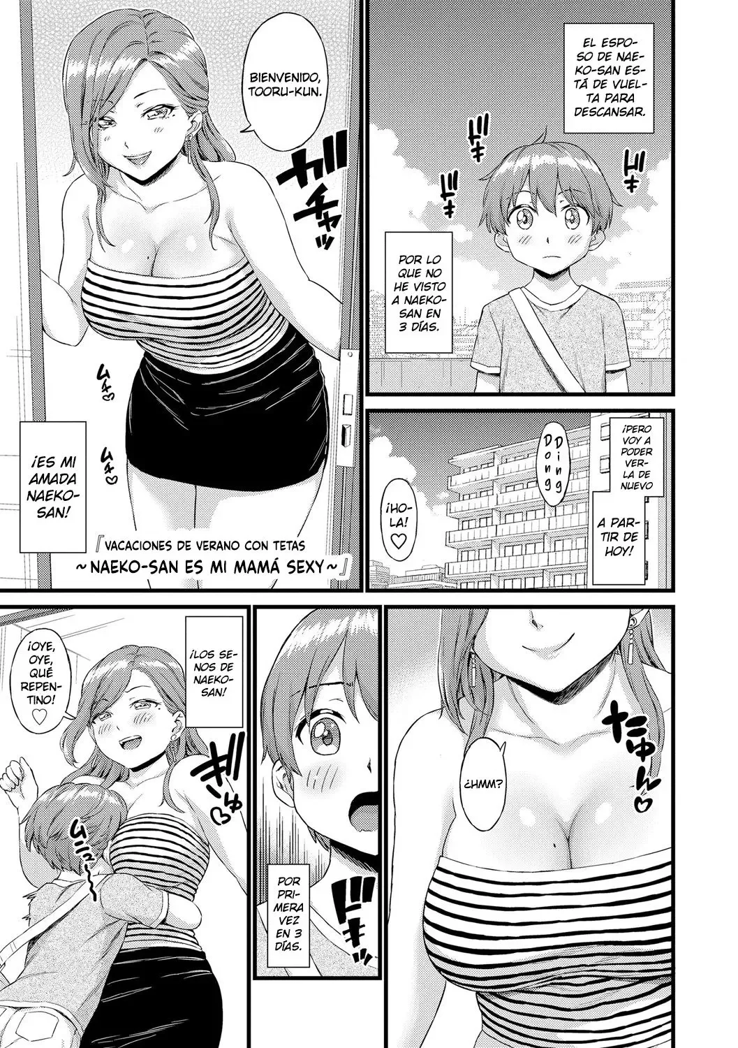 Vacaciones de verano con tetas _Naeko-san es mi mama sexy