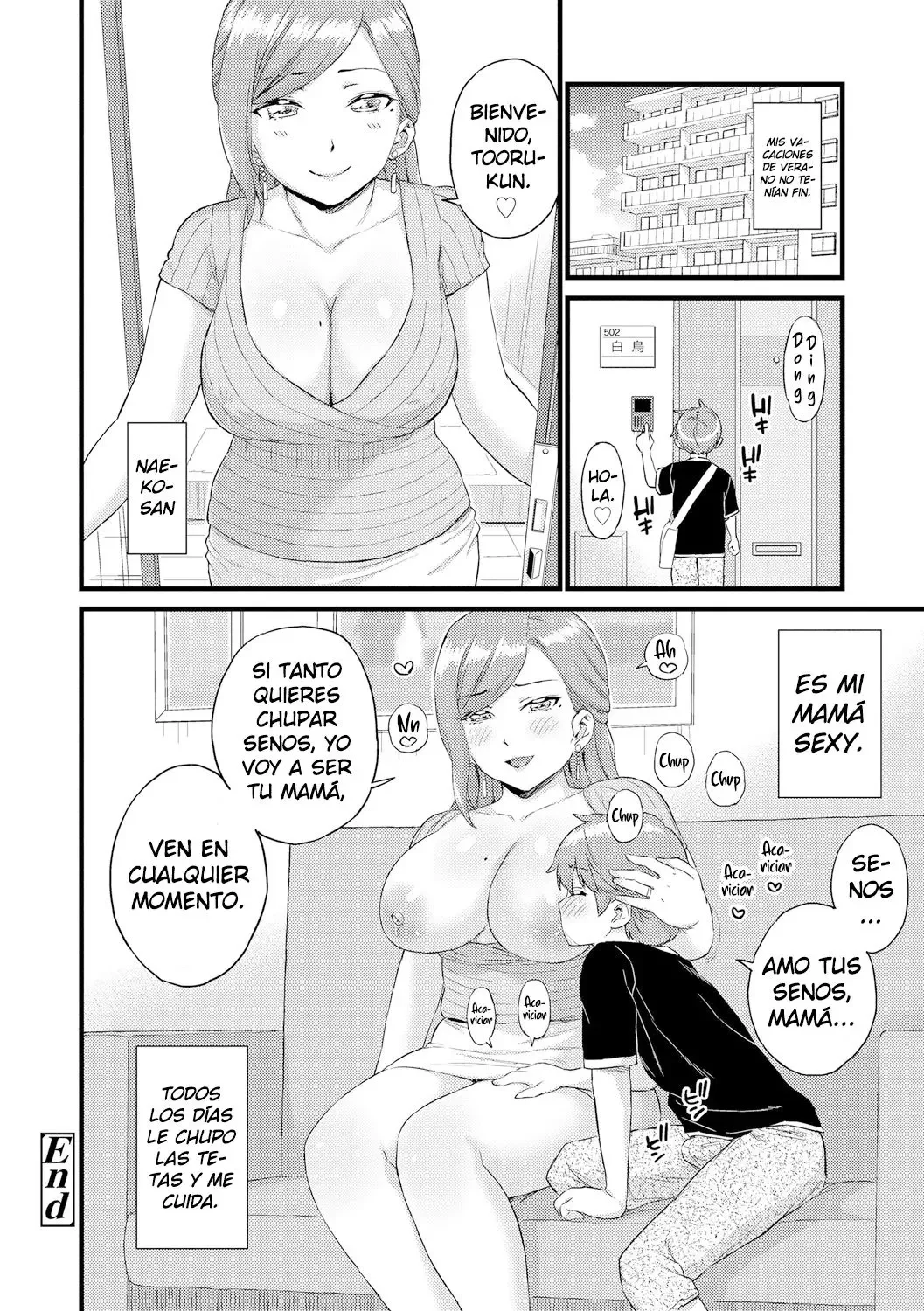 Vacaciones de verano con tetas _Naeko-san es mi mama sexy