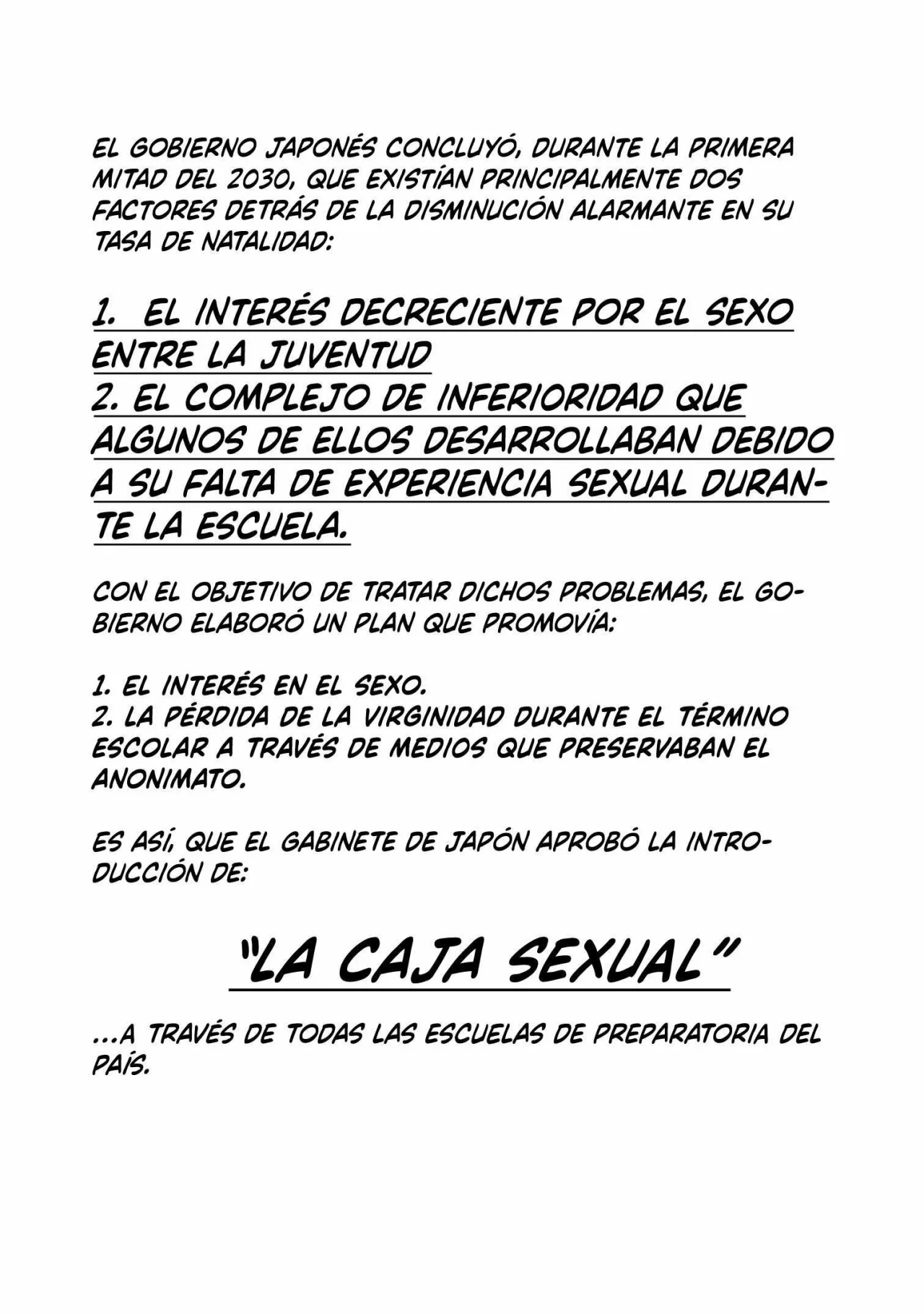 La anonima caja sexual - 01 (La presi del comite disciplinario)