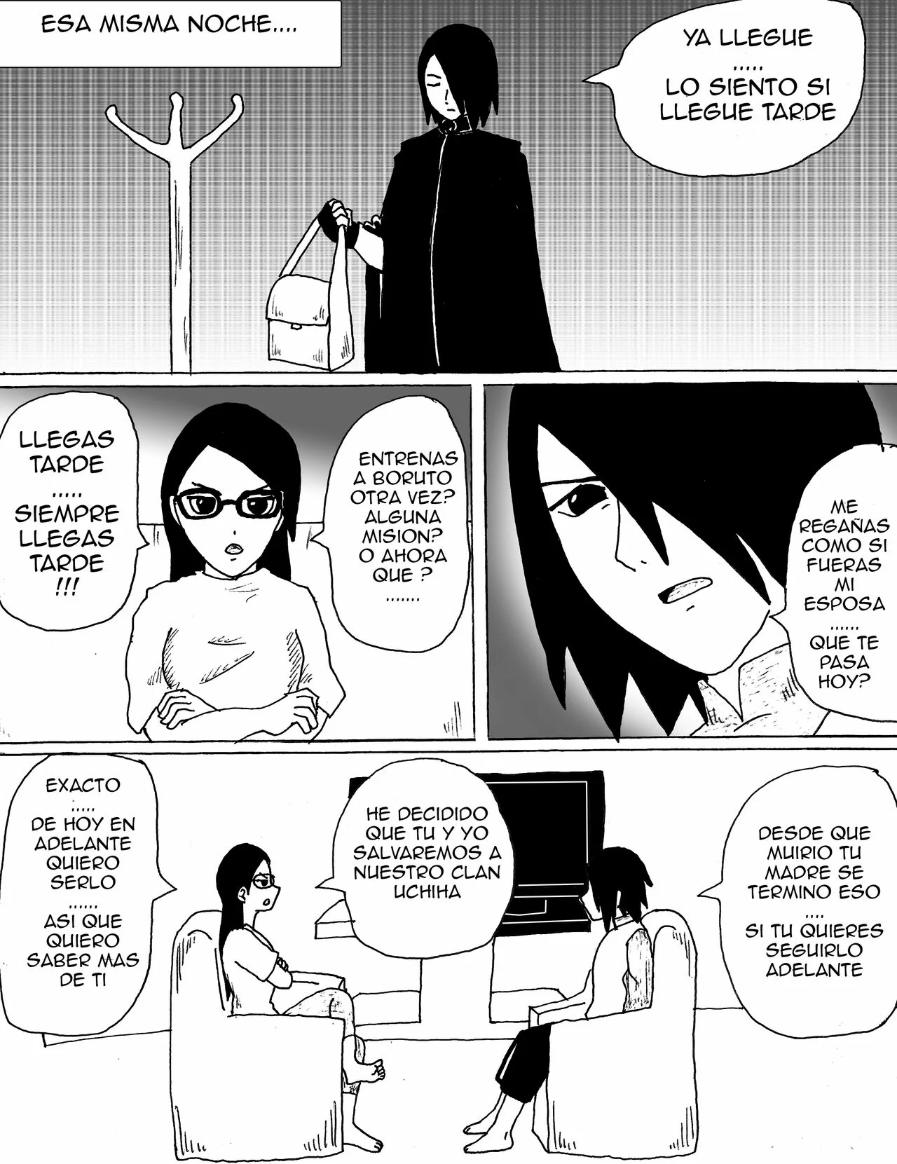 INCESTO ENTRE SADARA Y SASUKE