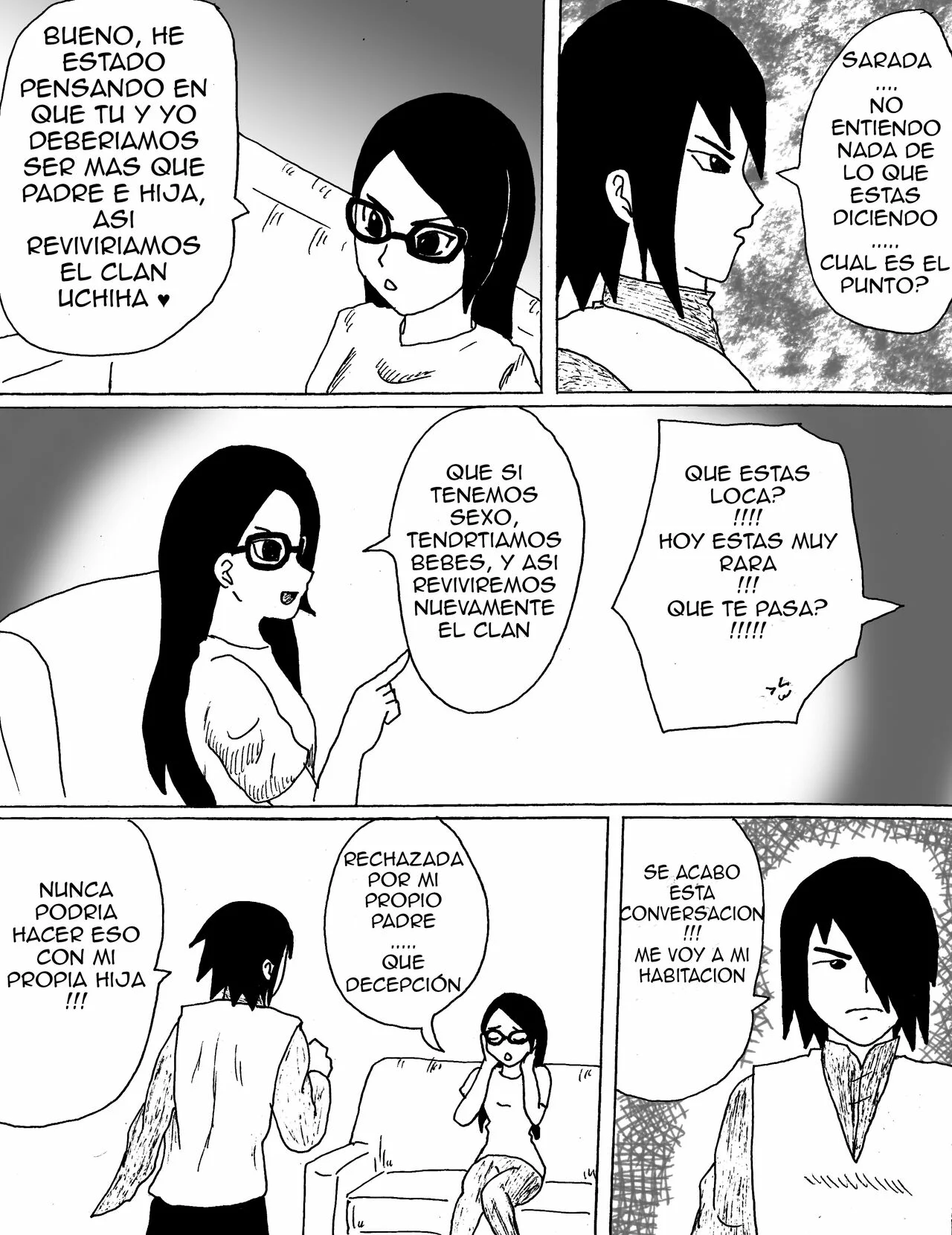 INCESTO ENTRE SADARA Y SASUKE