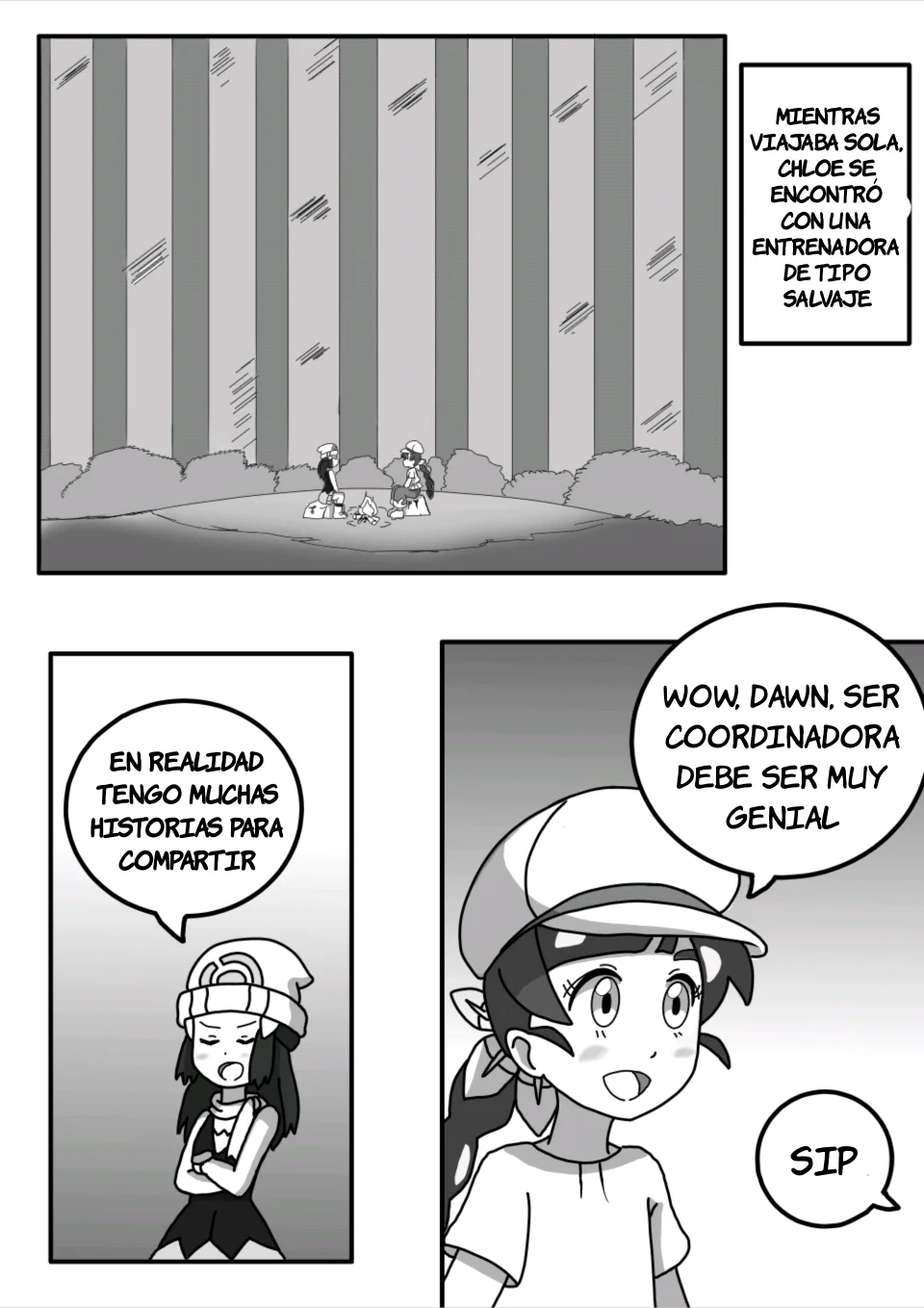 Celebracion en Sinnoh - Charla diara de (Ash) Dawn y Chloe Extra 1