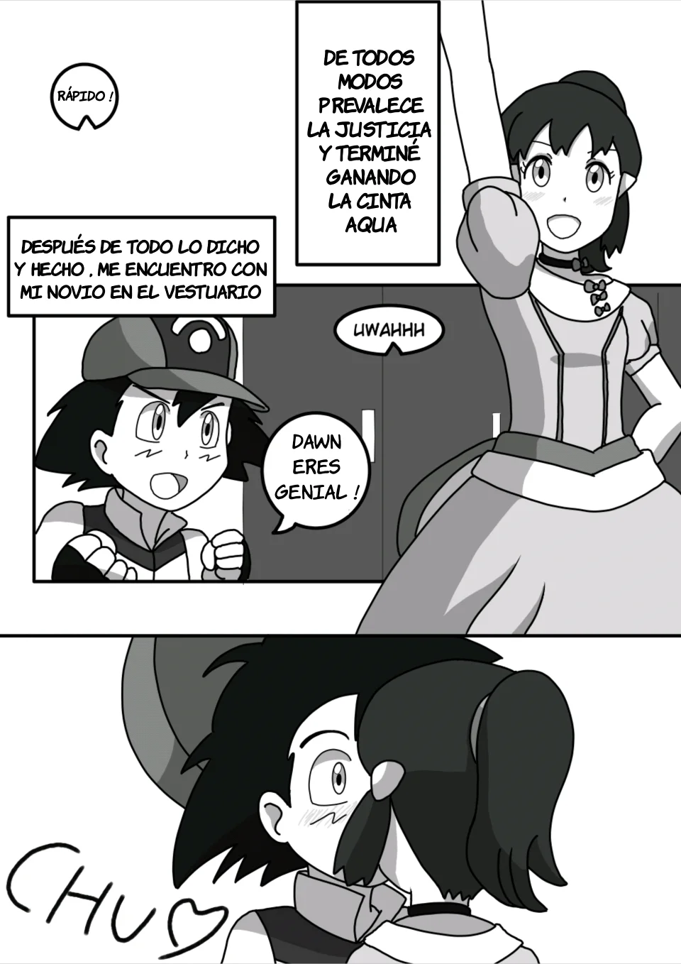 Celebracion en Sinnoh - Charla diara de (Ash) Dawn y Chloe Extra 1