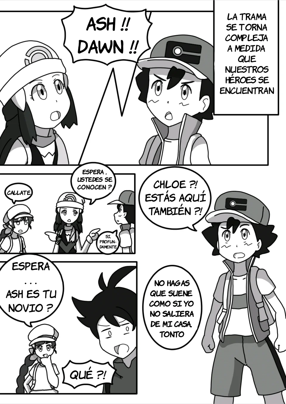 Celebracion en Sinnoh - Charla diara de (Ash) Dawn y Chloe Extra 1