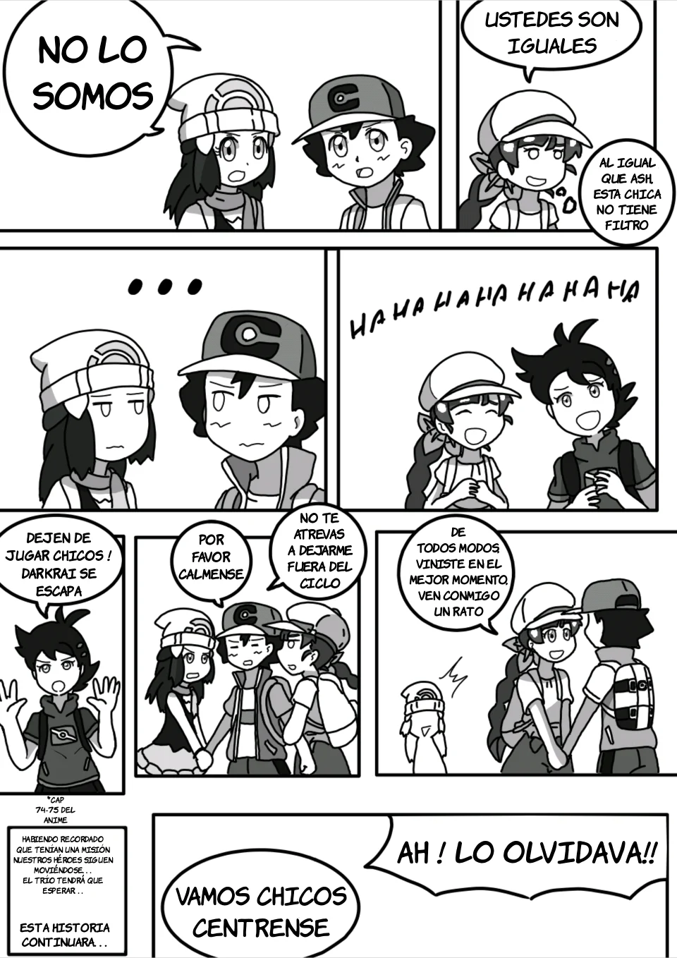 Celebracion en Sinnoh - Charla diara de (Ash) Dawn y Chloe Extra 1