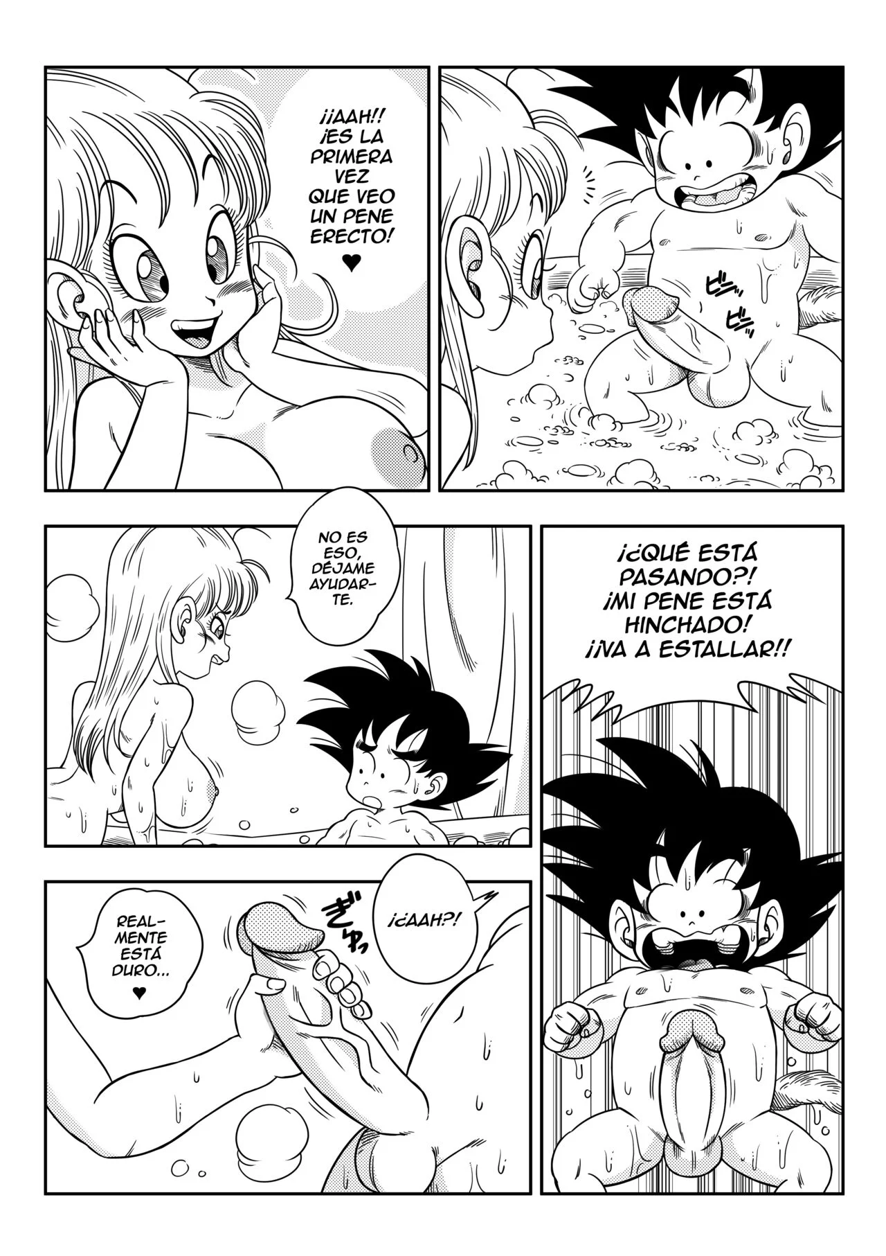 LA PRIMERO VES DE GOKU Y BULMA