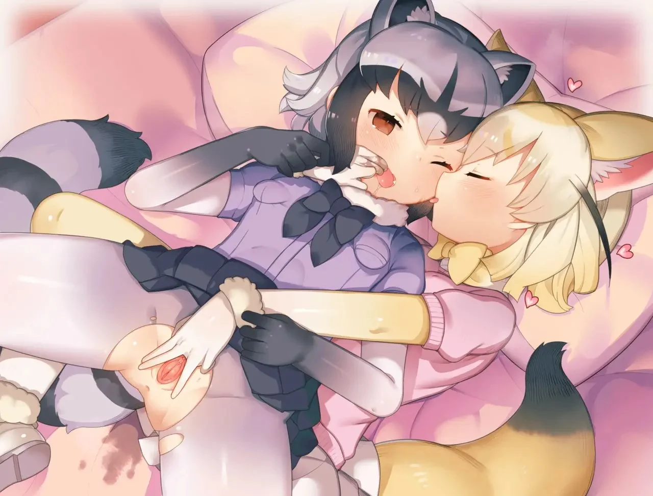 Fennec & Araisan kaban & Serval