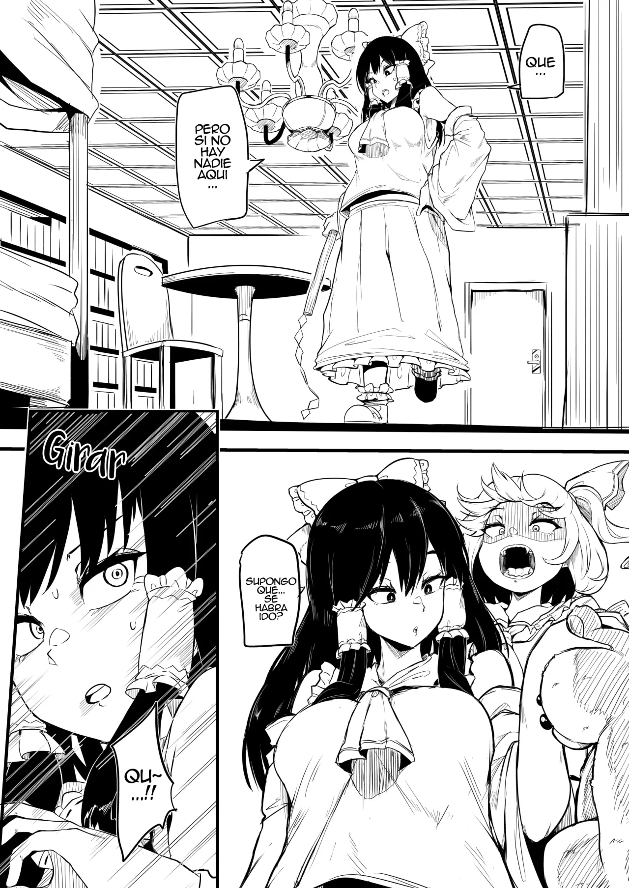 Futanari furan-chan ga reimu o chokyo suru manga (Uncensored)