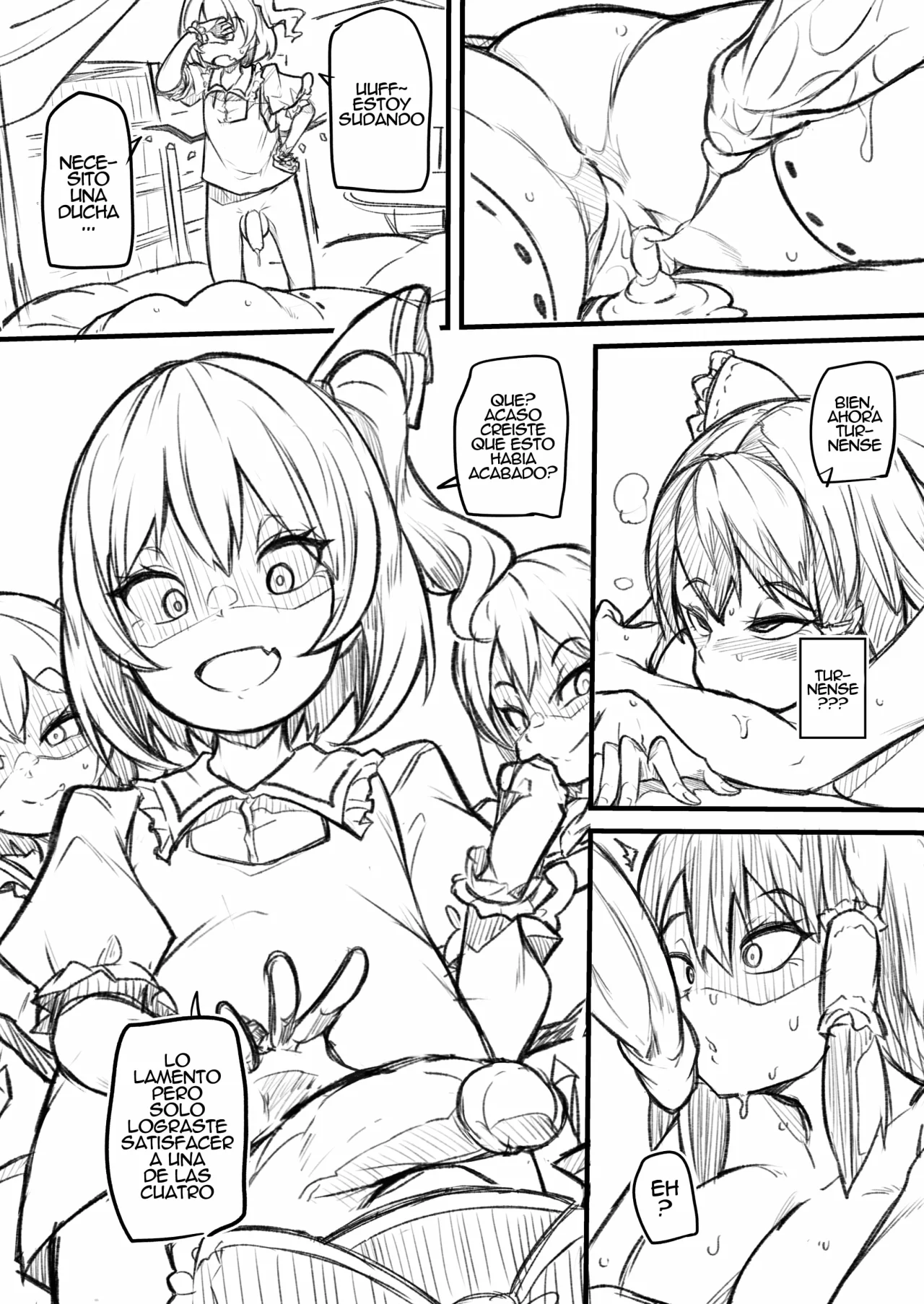 Futanari furan-chan ga reimu o chokyo suru manga (Uncensored)