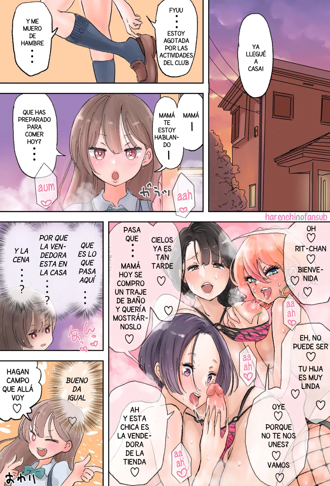 La vendedora GAL y la onee-san Futanari