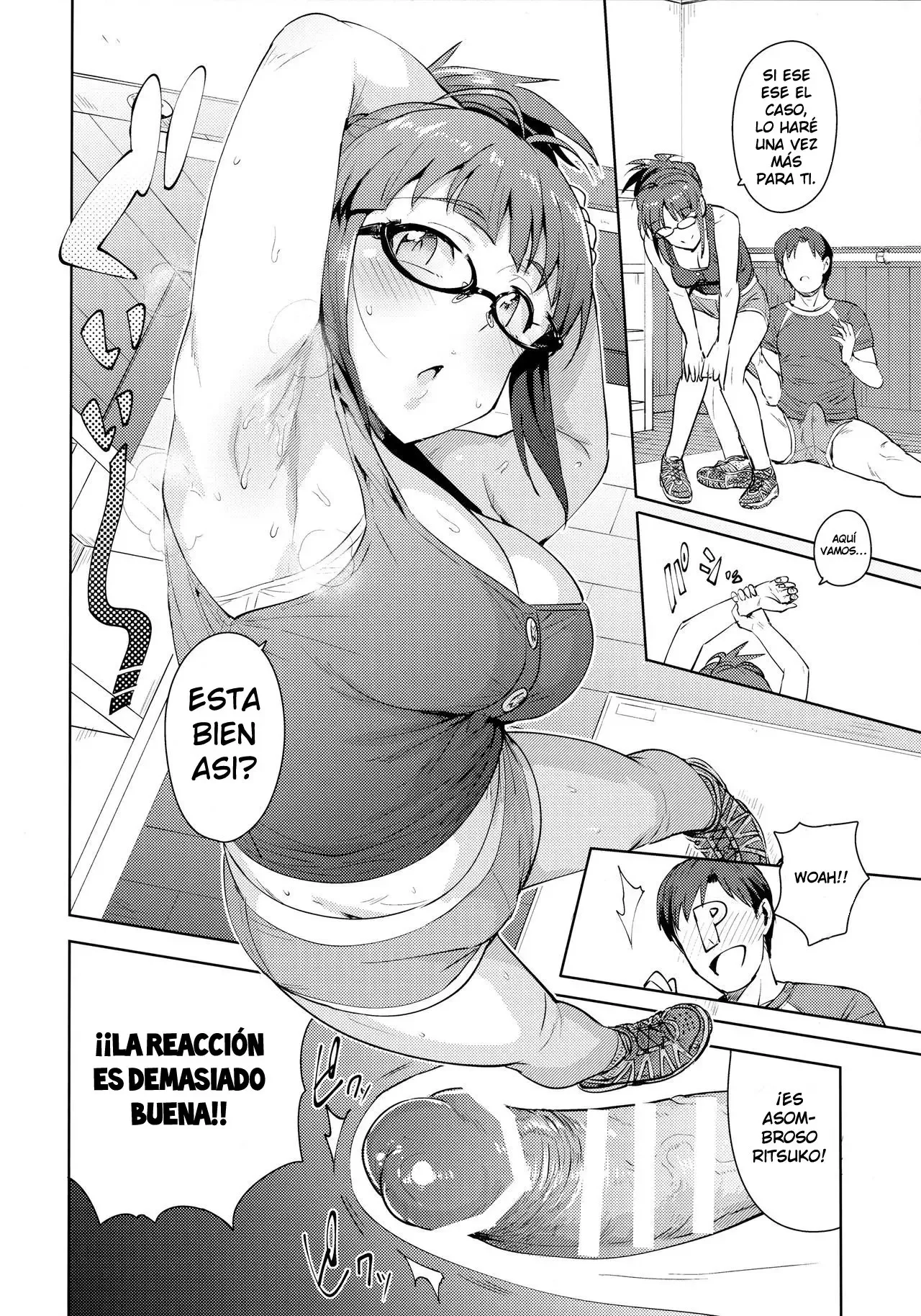 Stretching with_Ritsuko