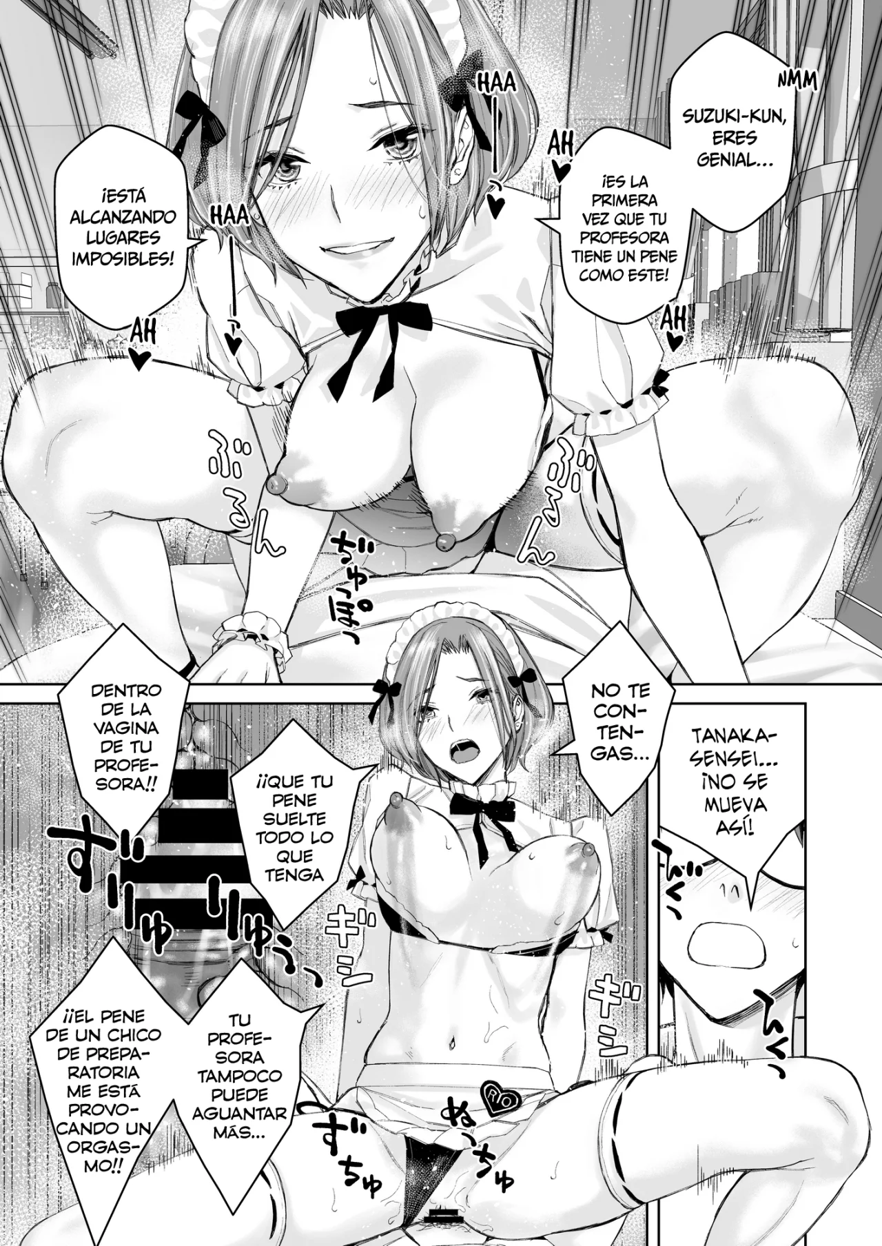 Ikenai yo Satou-sensei! W Around Thirty Onna Kyoushi Hokenshitsu Maid Play