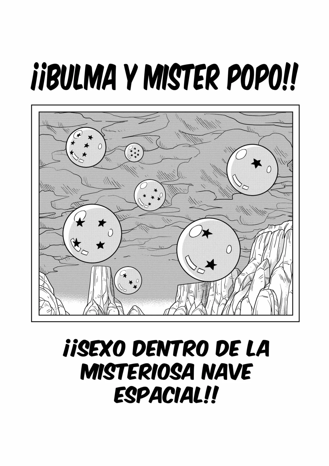 Bulma conoce a Mister Popo - Sexo dentro de la Misteriosa Nave Espacial -