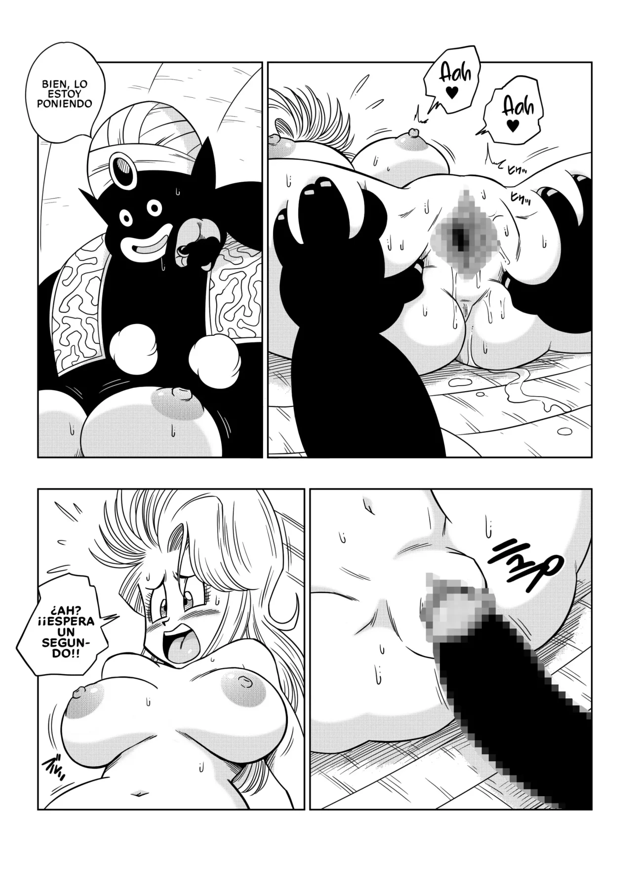 Bulma conoce a Mister Popo - Sexo dentro de la Misteriosa Nave Espacial -