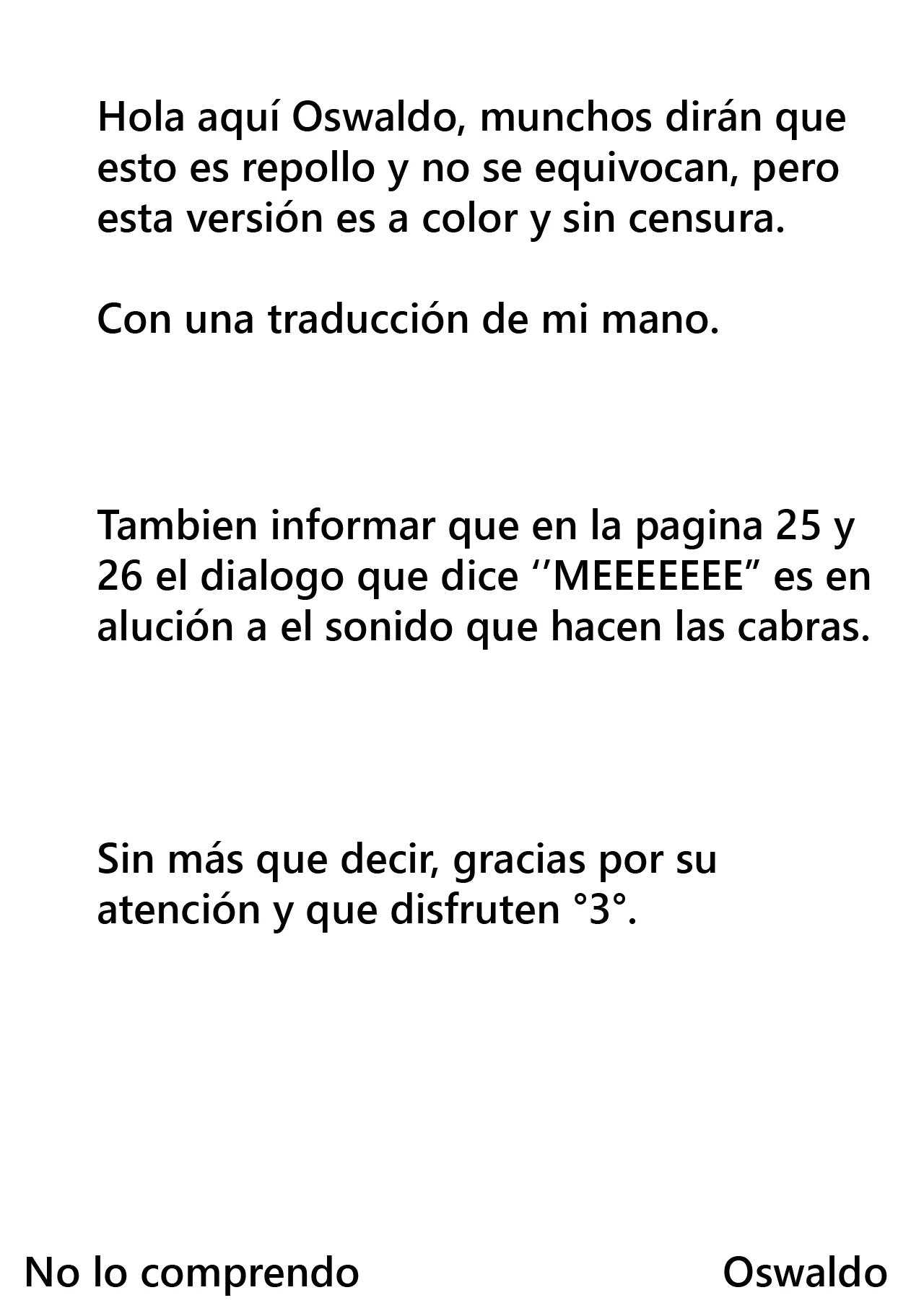 Cabra negra enamorada (afeitada) sin censura y a color