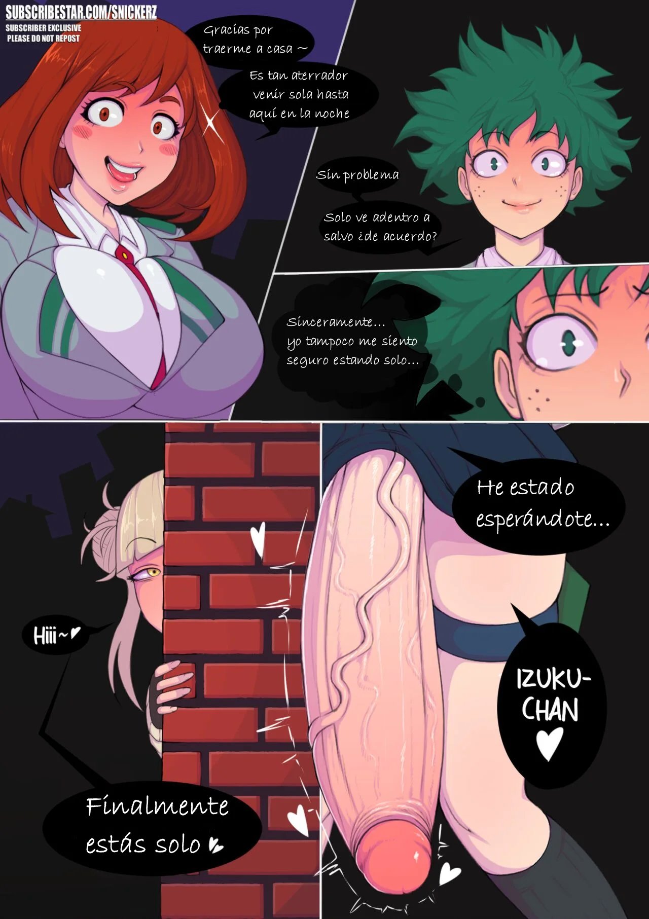 la feminizacion de deku