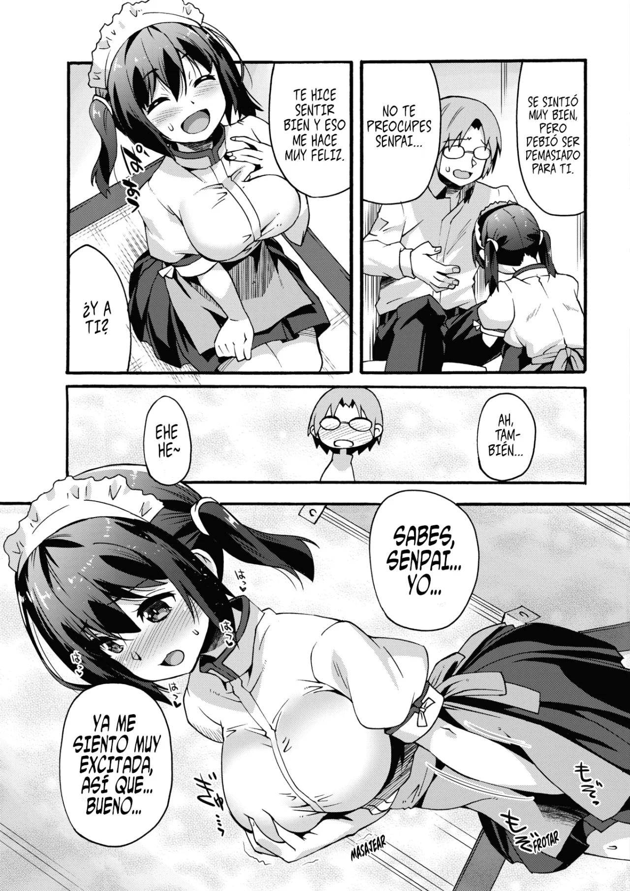 Una Kouhai Caliente y Molesta