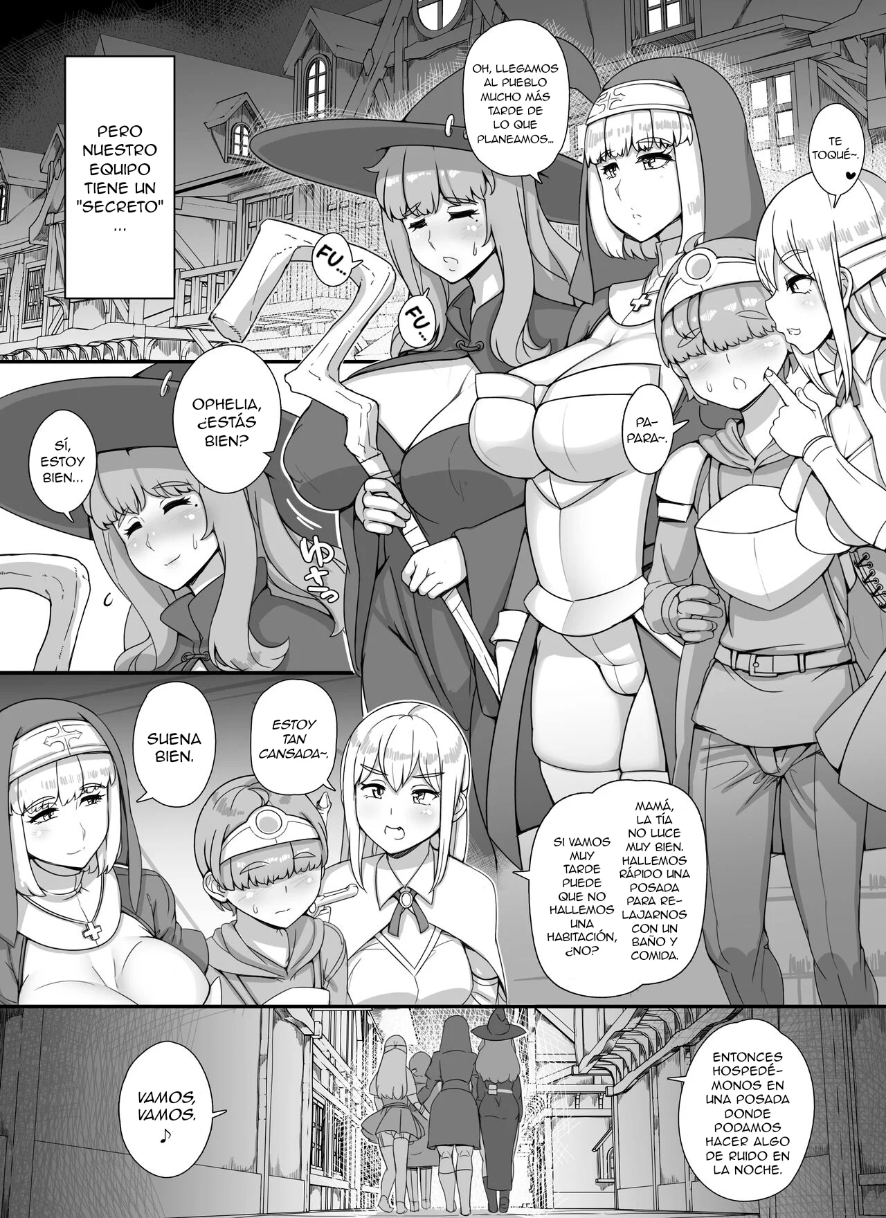 Haha Ane Oba ga Succubus na Shota Yuusha Harem Party [ESP]