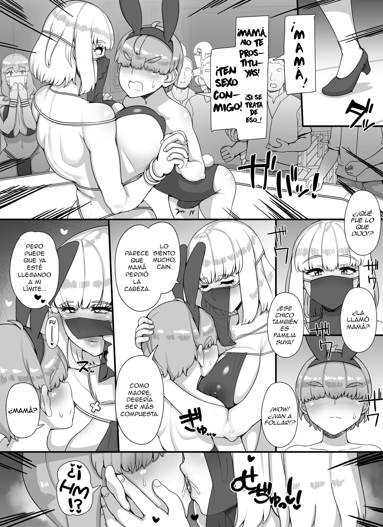 Haha Ane Oba ga Succubus na Shota Yuusha Harem Party [ESP]