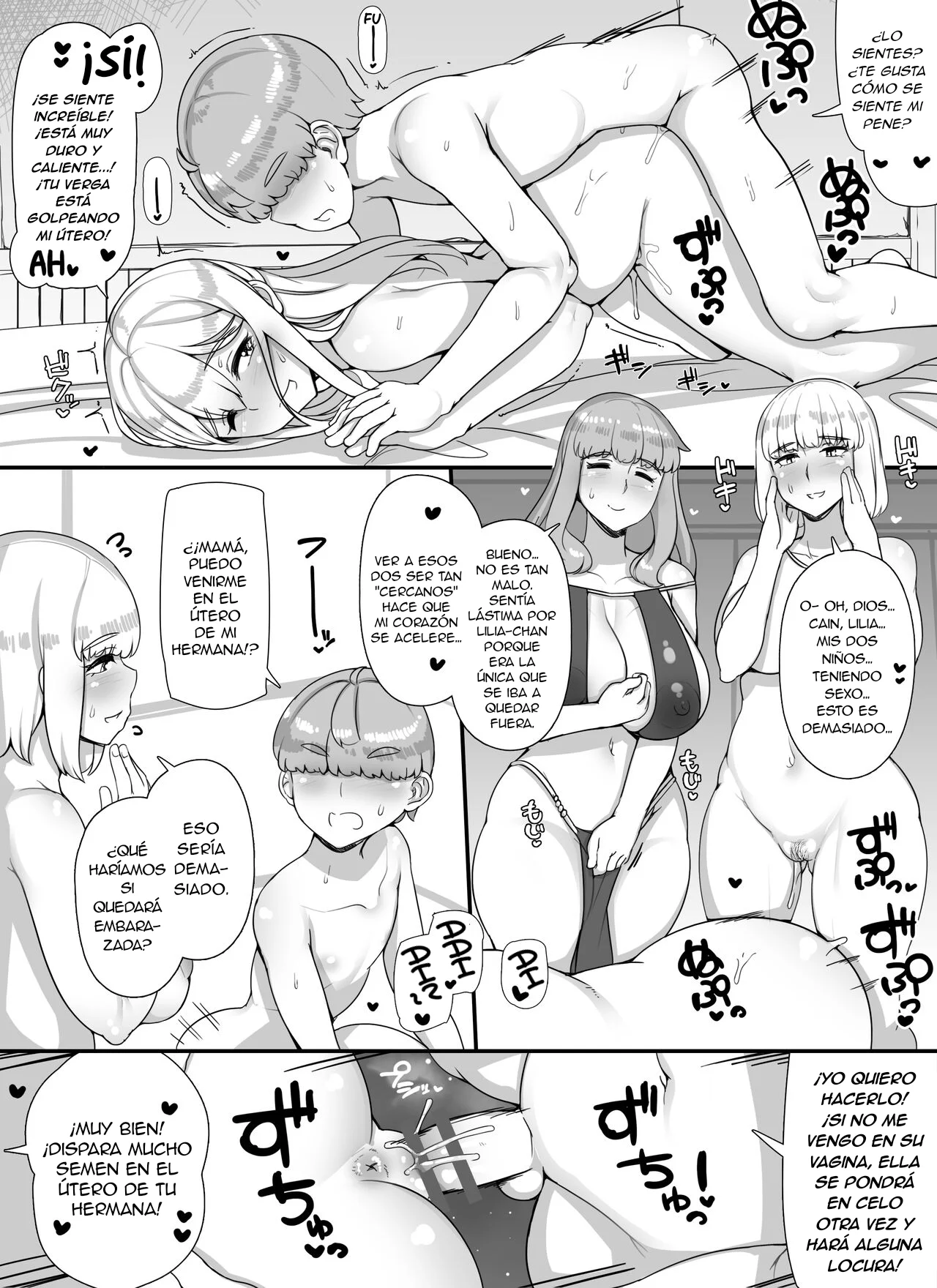 Haha Ane Oba ga Succubus na Shota Yuusha Harem Party [ESP]