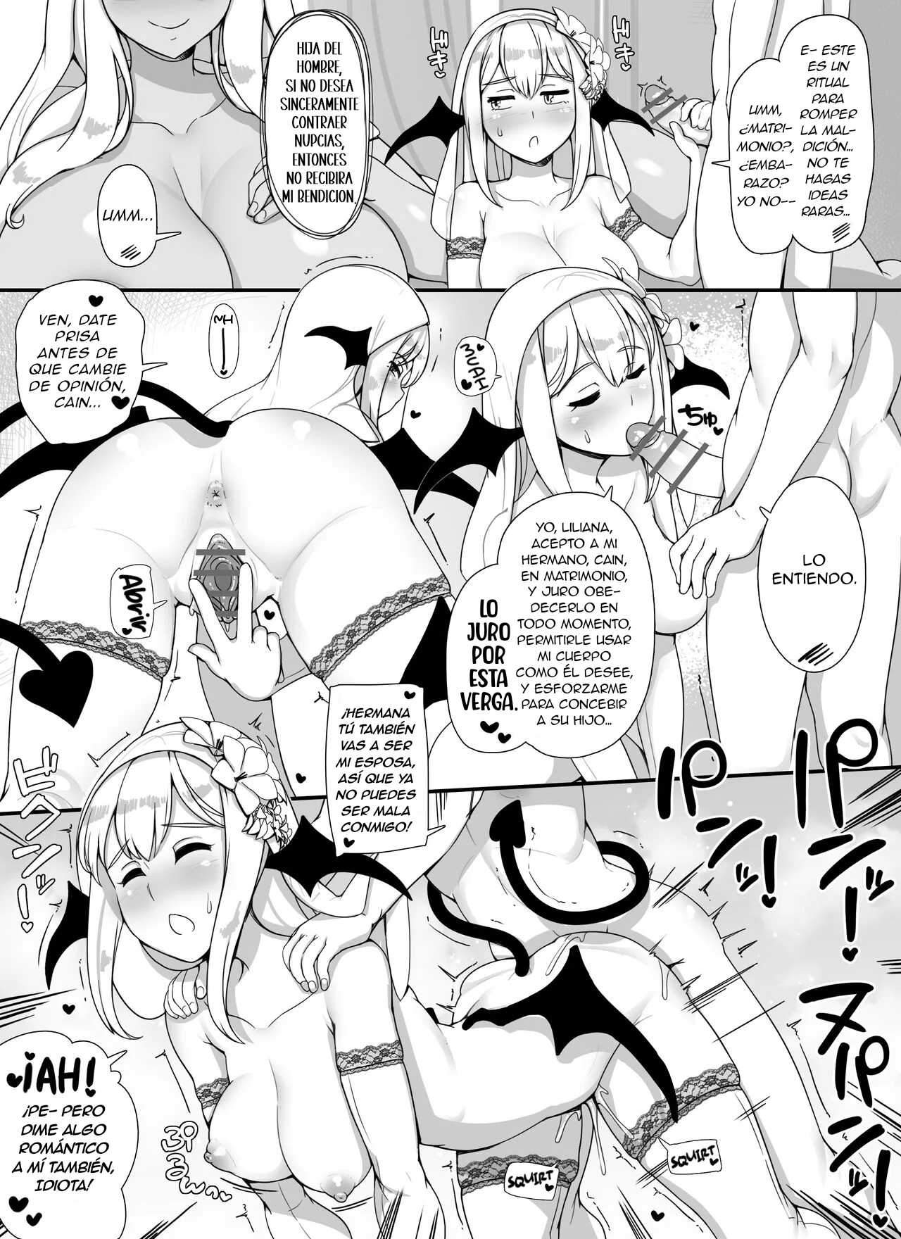 Haha Ane Oba ga Succubus na Shota Yuusha Harem Party [ESP]