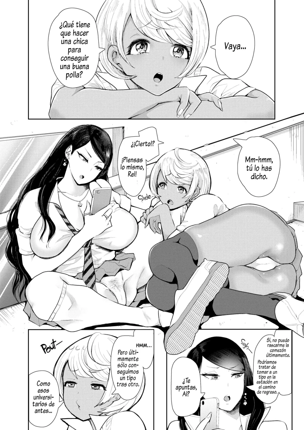 Shirokuro Gal Senpais Ga Ecchi O Kongan Shite Kita