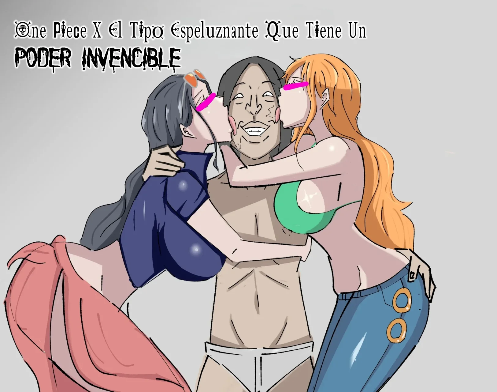 One Piece X Creepy Guy Who Has Invincible Power