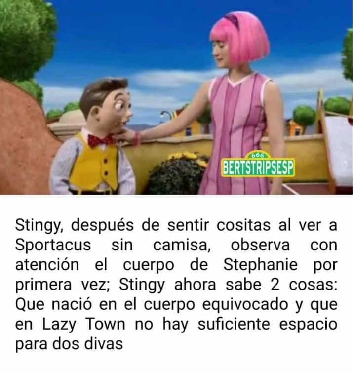 StingyTacus - Serendipia de amor en Lazy Town