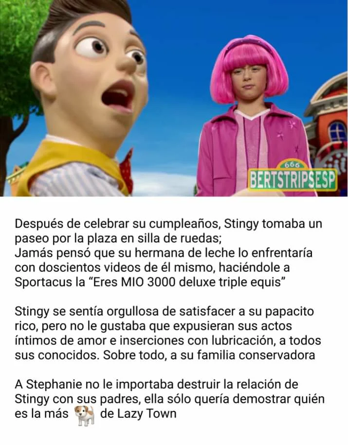 StingyTacus - Serendipia de amor en Lazy Town