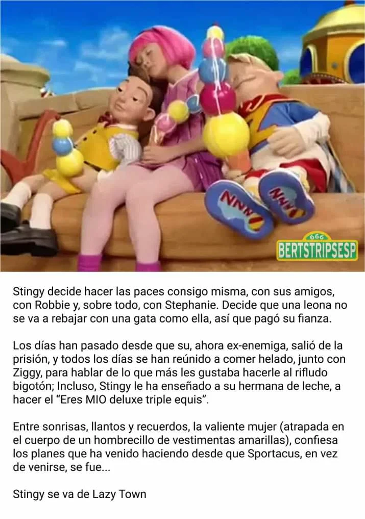 StingyTacus - Serendipia de amor en Lazy Town