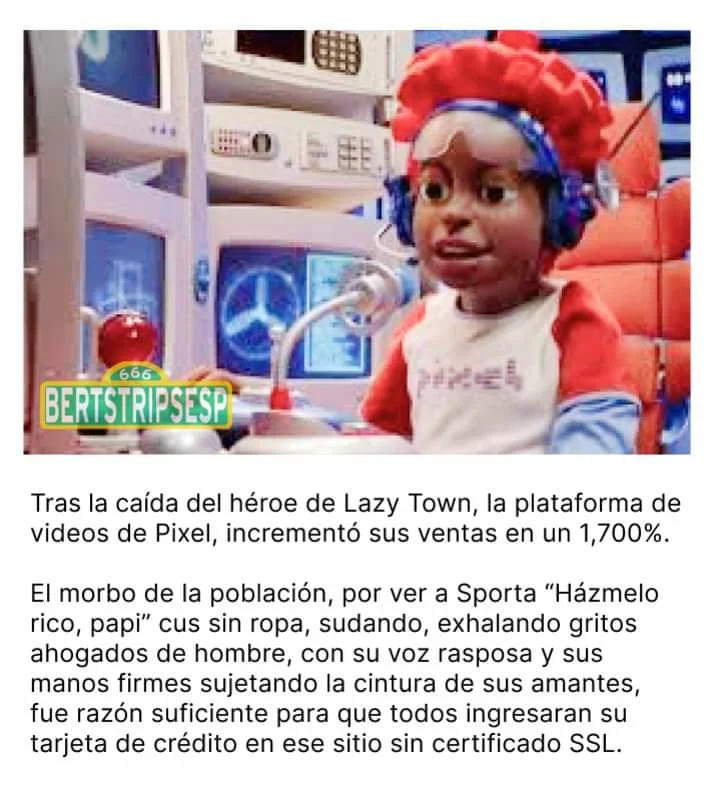 StingyTacus - Serendipia de amor en Lazy Town