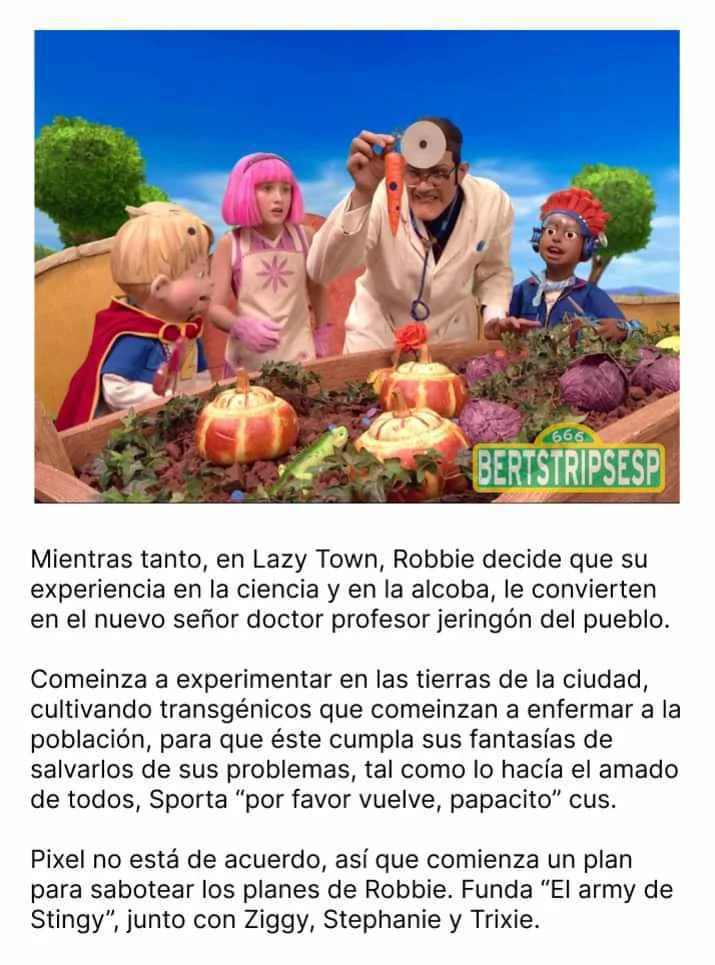 StingyTacus - Serendipia de amor en Lazy Town