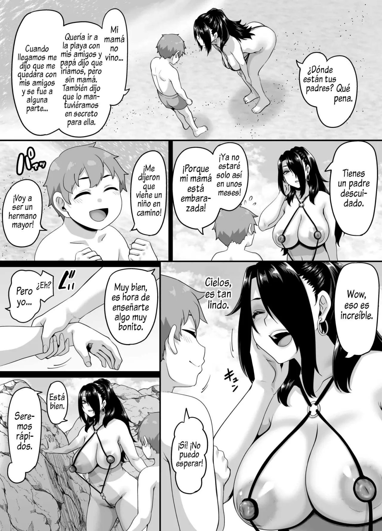 Kazoku Ryokou wa Yarimoku Beach de Sex Zanmai 3 - Okaa-san Hen