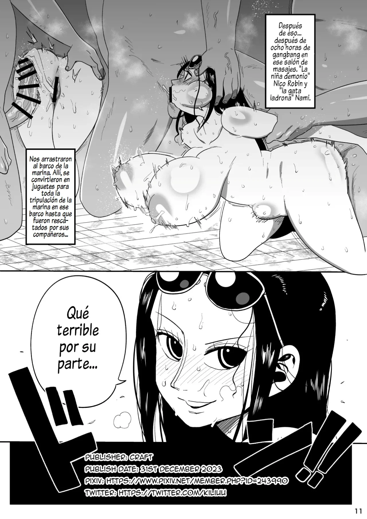 Nico Robin Vs Massage Oji-San