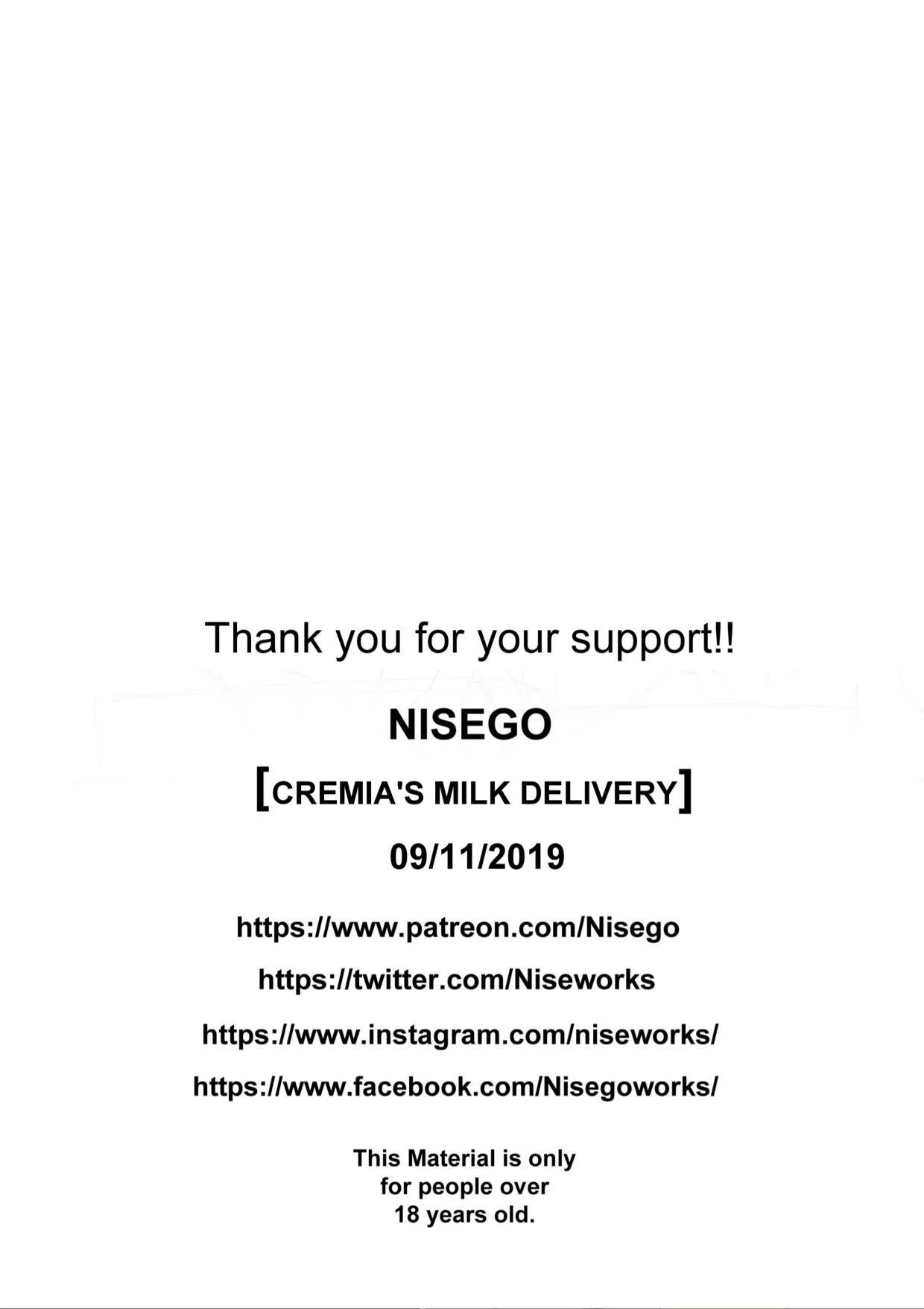 Cremia Milk Delivery!