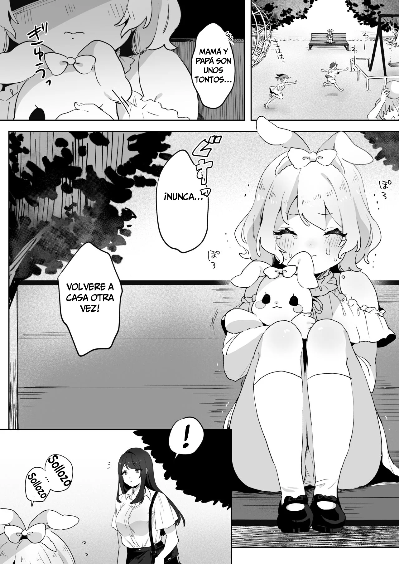 [Zutazutako] La Loli Fugitiva y la Onee-san Futanari